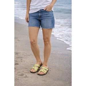 Betula by Birkenstock Sandals US 7 EU 38 Lime Green Rhinestone Buckle Shoes